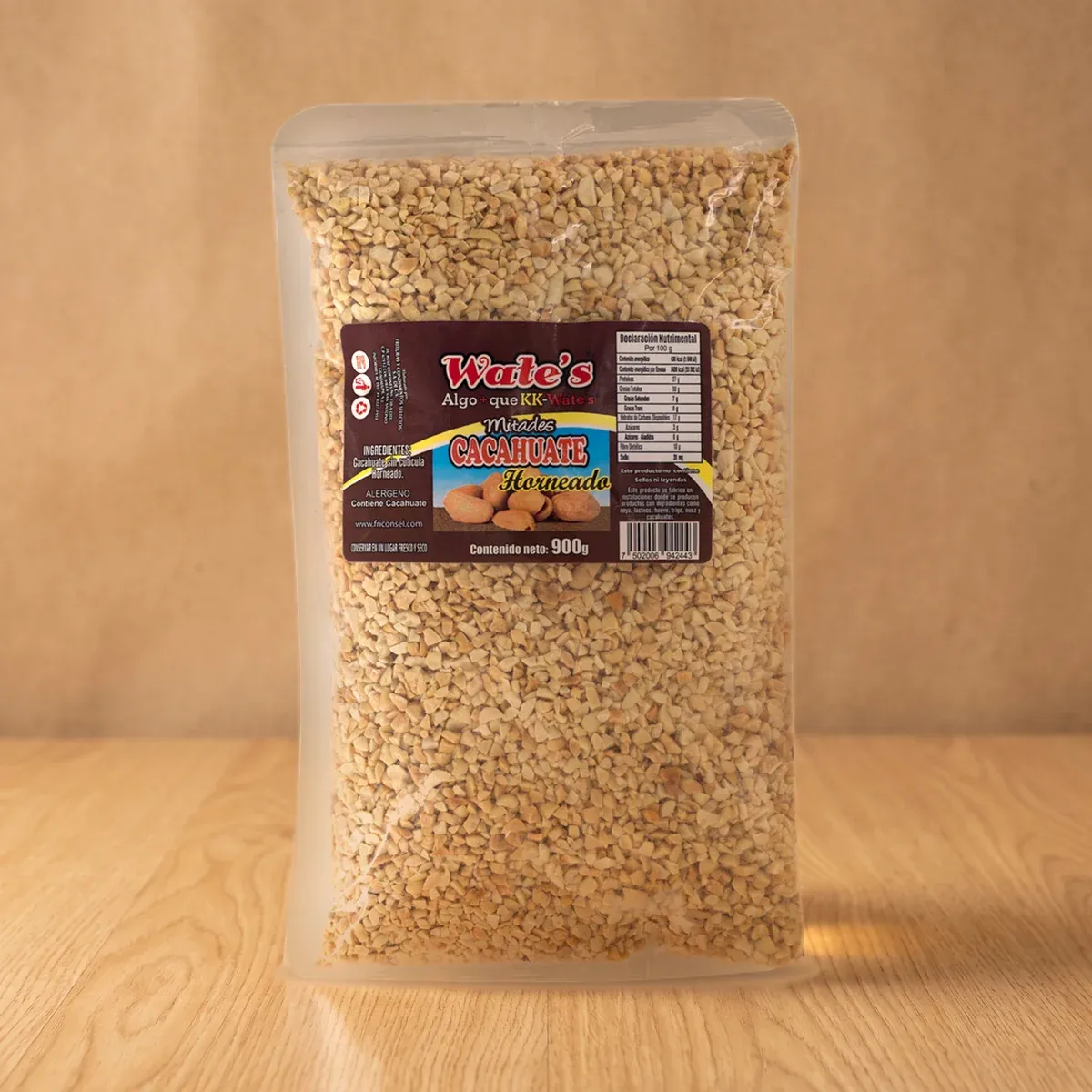 Cacahuates mitades