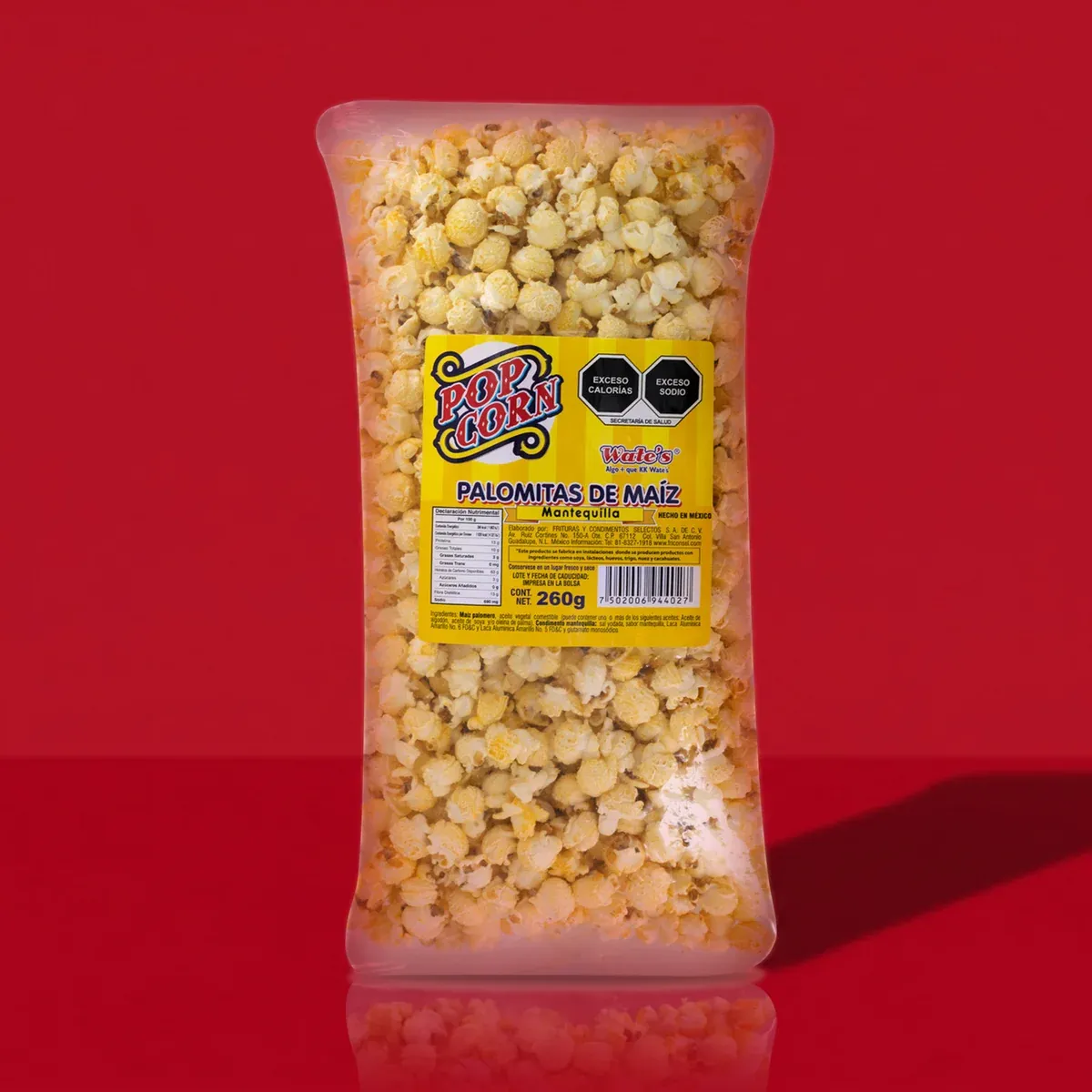 Palomitas con mantequilla